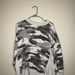 Women Camouflage Sweater